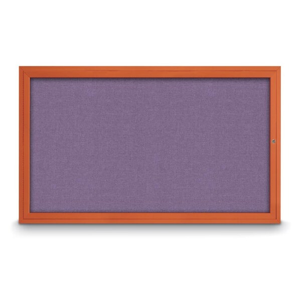 Hinge-less Radius Corkboard, 18"x24", Black Alum Frame/Medium Grey
